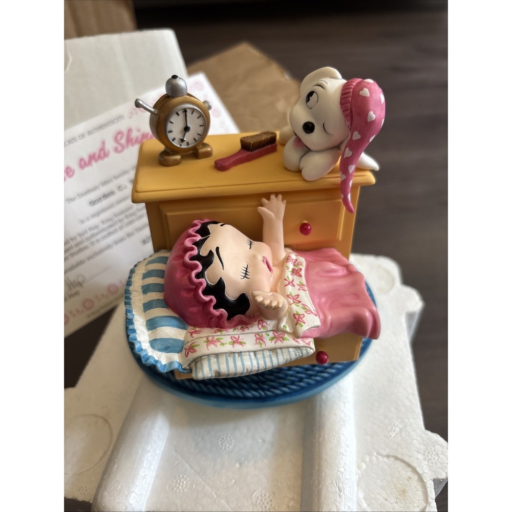 Danbury Mint Betty Boop Rise And Shine Collector Figurine COA w/ Box Limited Ed